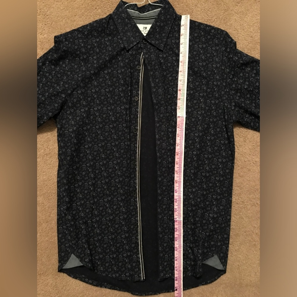 Thread & Cloth/ Mens / Blue Floral / Collared Shirt *Great Condition* Worn Once